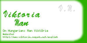 viktoria man business card